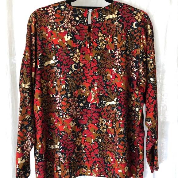 SOLD 💔 YSL 90s Yves Saint Laurent silk top - Picture 4 of 8